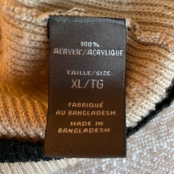 SUZY SHIER Chunky Knit V-Neckline Long Sleeves Sweater Size XL EUC - Picture 5 of 5